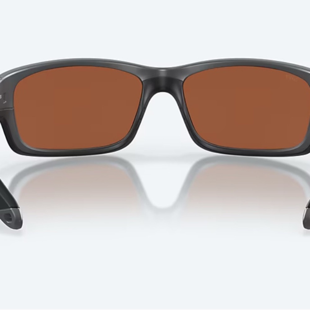 Costa Sunglasses-Jose Matte Gray w/ Green Mirror Polarized Glass Lenses - Picture 2 of 6